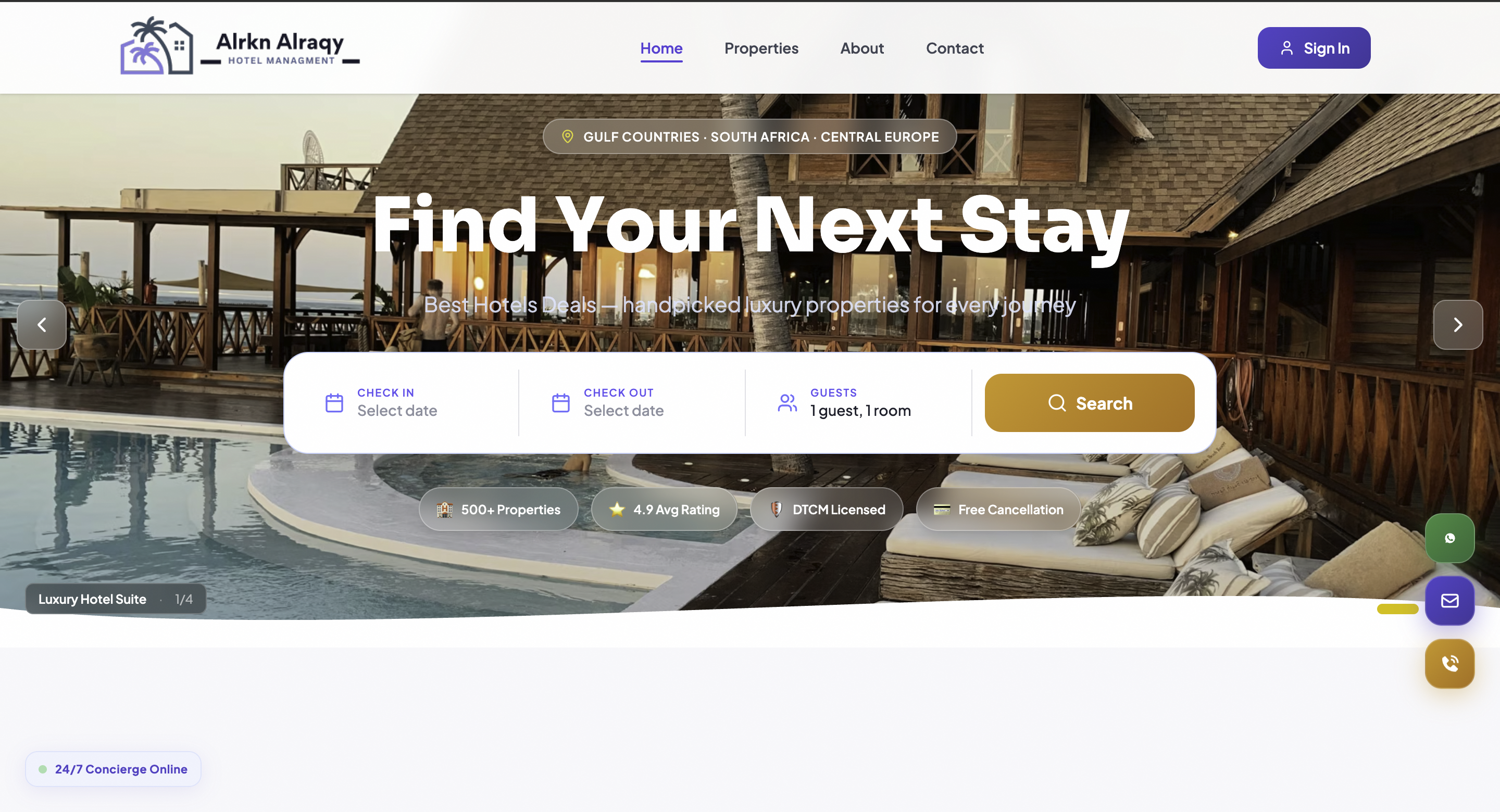Alrkn Alraqy Hotel Management